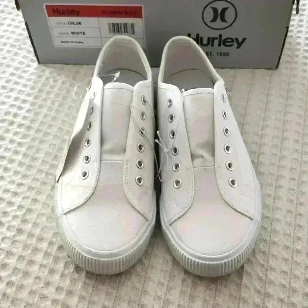Hurley Slip-on Women's sneakers Classic Canvas NIB - Picture 5 of 9